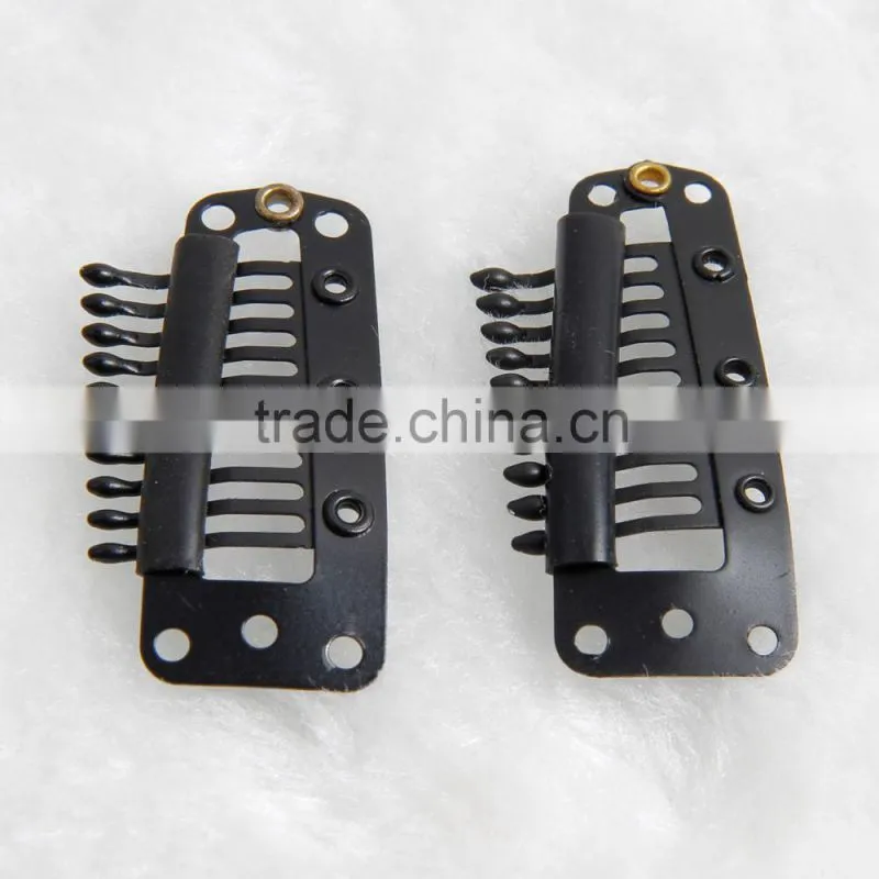 Hair Accessories U-shape Metal Clip For Hair Extension T-type Clips For Clip Hair Extension 6-10Teeth Metal Clips Hair Extension