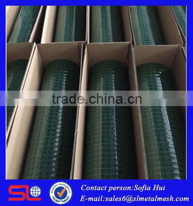 High quality galvanized and PVC coated welded wire mesh factory