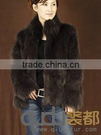 QD-LT8081gb Fox Fur Coat