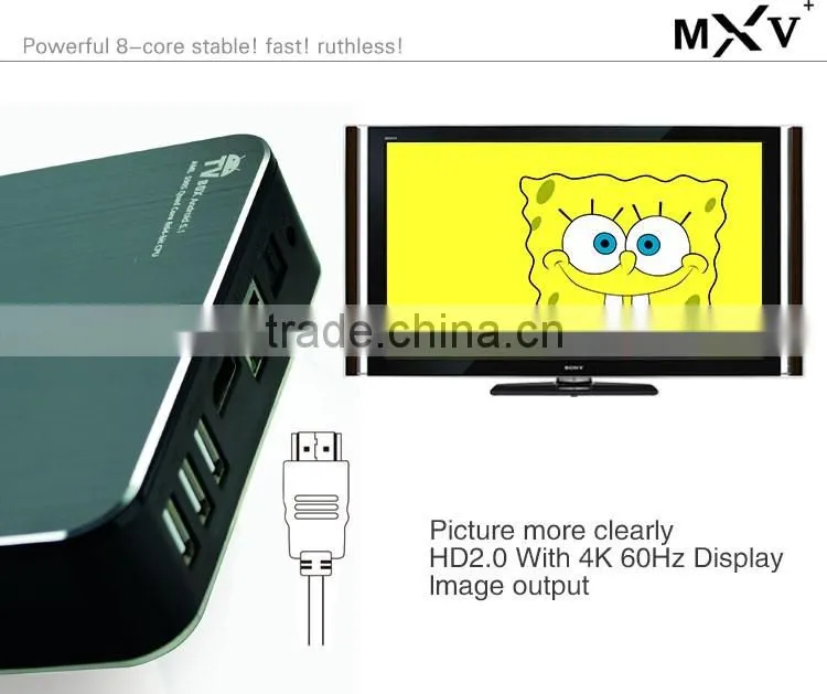 DHL Free Google Android 5.0 Amlogic S905 Quad Core Android TV Box , OTT TV Box ,iLepo Android TV Box