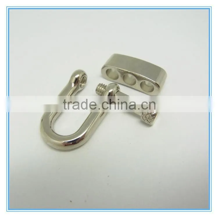 5mm Stainless steel paracord d shackles with clevis pin