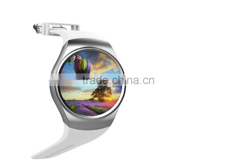 2016 High Quality Wholesale KW18 Smart Watch , Round Screen Smart Watch KW18 with Heart Rate Monitor