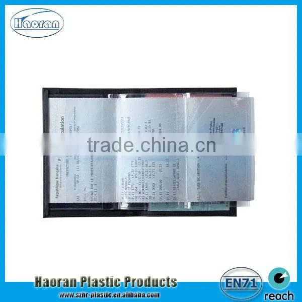 Personalized car registration wallet China suppliers