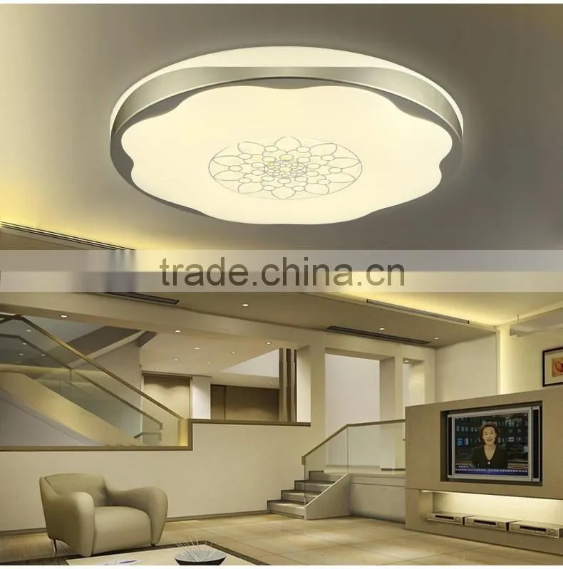 2016 hot sales modern round ceiling light big for living room small for bedroom