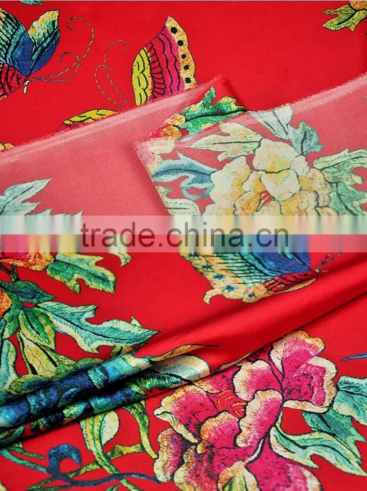 Factory custom design 19 momme Silk Stretch fabric