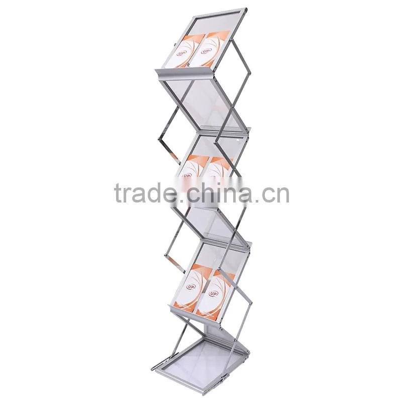 Durable adjustable brochure holder