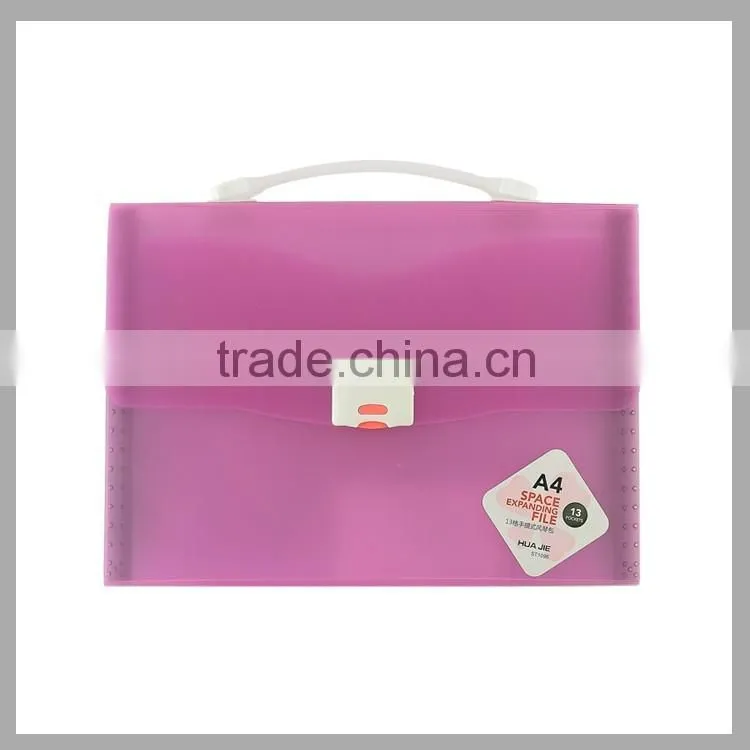 pp expanding file folder with handle 12 pockets document bag