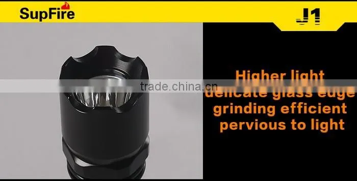 Supfire J1 mini size high power direct charge led torch