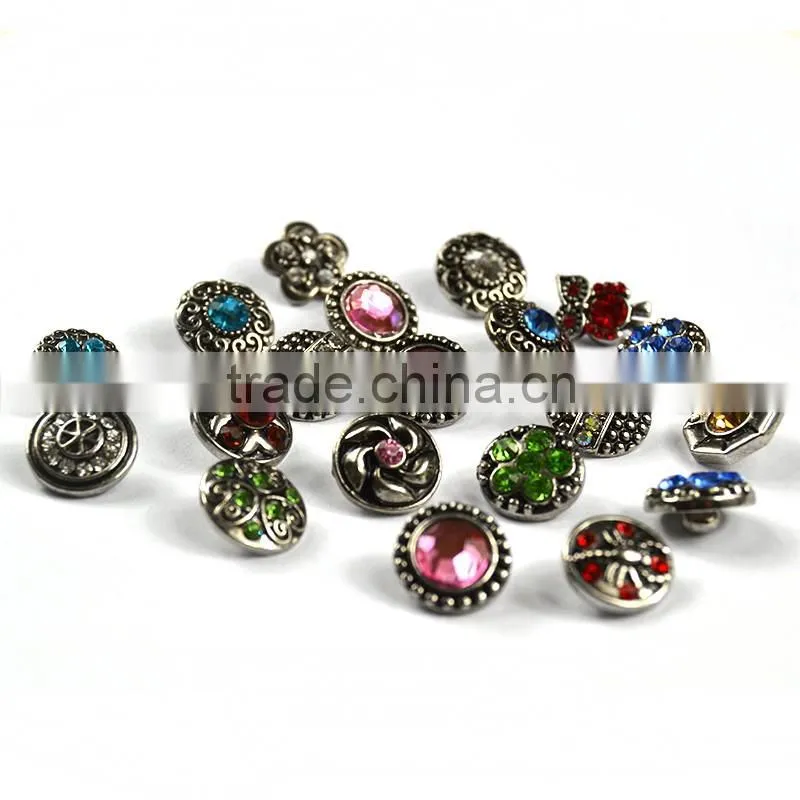 2015 Hand Knitting Interchangeable 18mm Ginger Snap Button Bracelet pulseras leather Snap Bracelets
