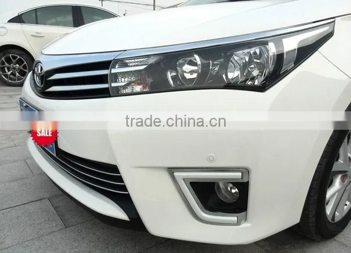 New arrived! 2014-2015 TOYOTA COROLLA GUIDE LIGHT LED DAYTIME RUNNING LIGHT LED DRL FOR COROLLA FOG LAMP WITH TURN SIGNAL