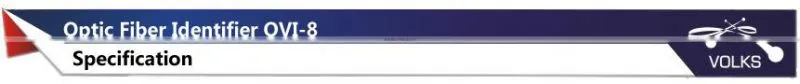 Optical Fiber Identifier OVI-8