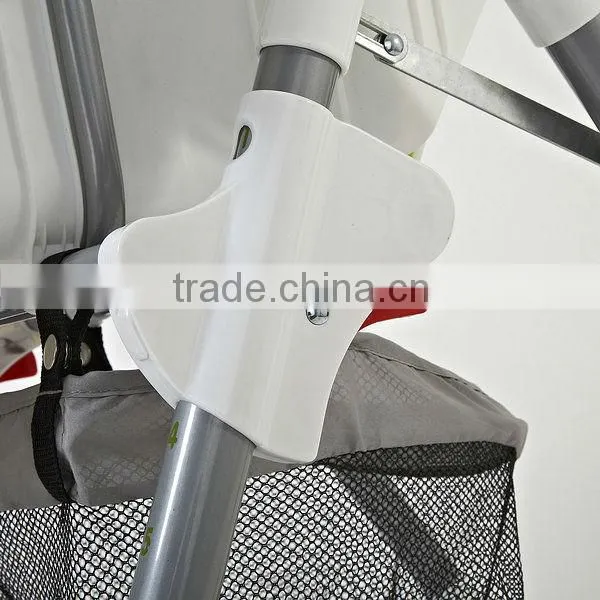 folding plastic highchair of baby