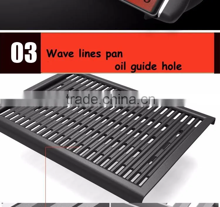 KL-J4500 2016 new design smokeless electric barbecue grill tables