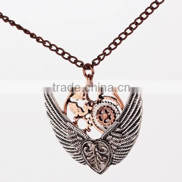 Free Sample Necklace Animal Shape Circle Pendant Necklace