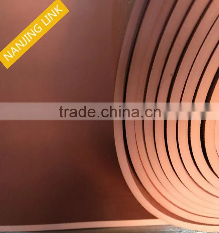 Red SBR rubber sheet roll textured two sides 80Duro