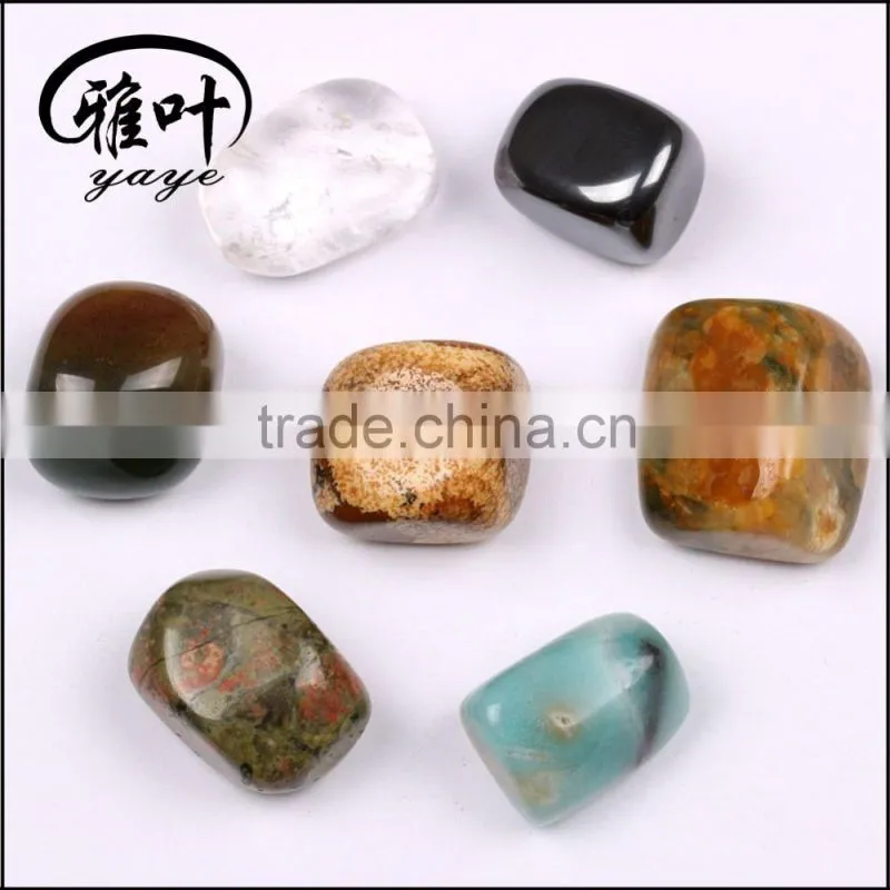 Wholesale 20-25mm highly polished chakra stone tumbled stone