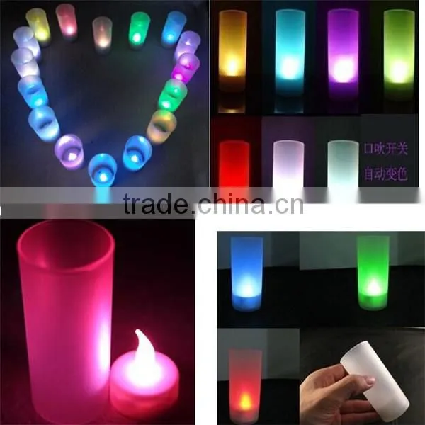 plastic led candle led birthday candle Leds use candles