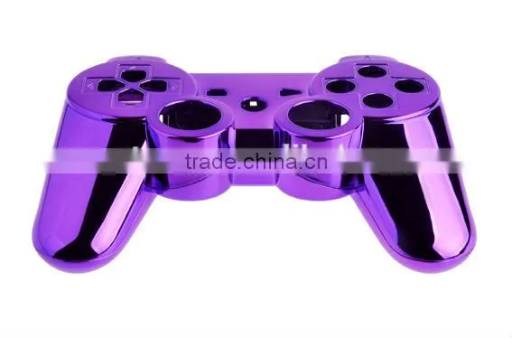 High quality Purple chrome shell housing for PS3 controller promotion Full Shell