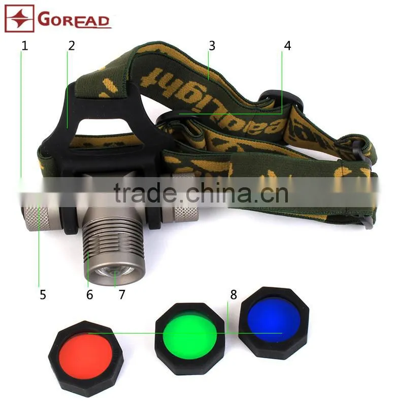 Goread GD20 Q5 color lens head lamp