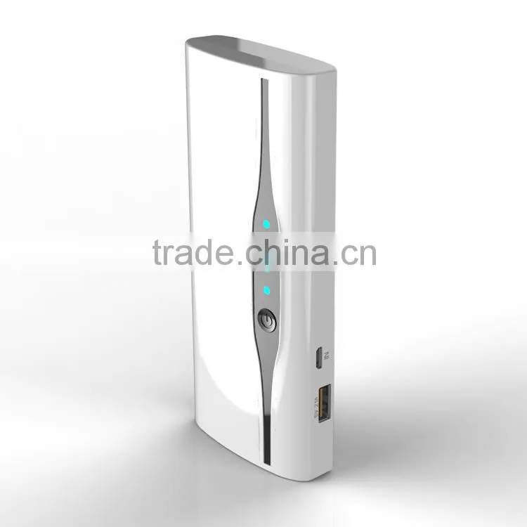 Universal 11000mAh 18650 battery power banks with dual USB Output for smartphone, Laptop, Tablet PC