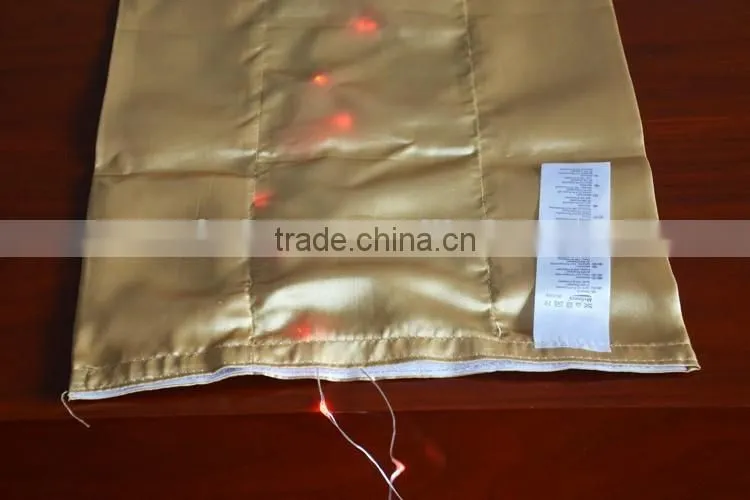 Hot sale champagne wedding table runner with LED lights