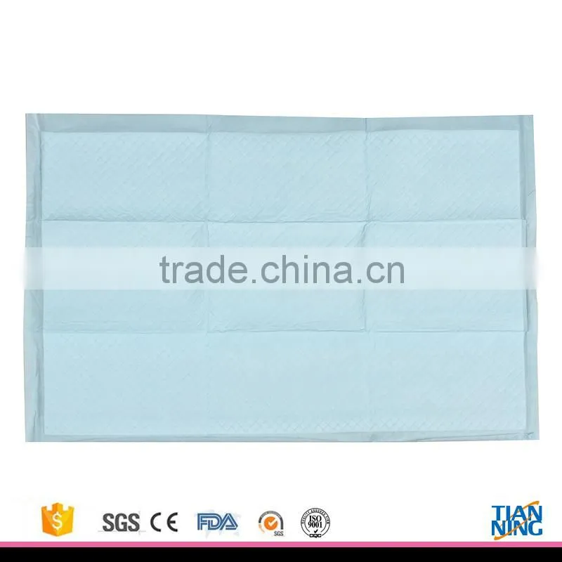 hospital nonreusable underpads with nonwoven fabric material medical products