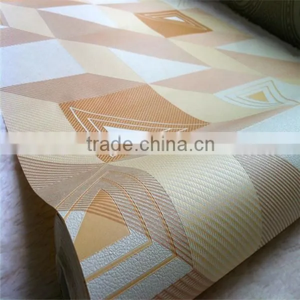 modern style wall paper orange colour