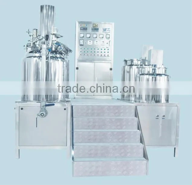 Continuous Working Cosmetics Vacuum Emulsifier Equipment