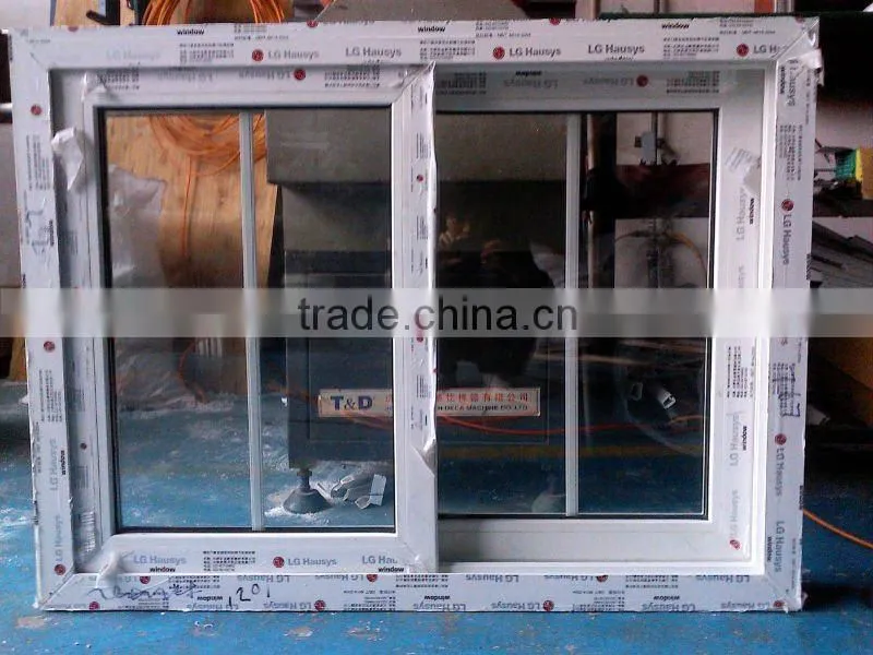 UPVC/PVC Attractive Design sliding window with grill