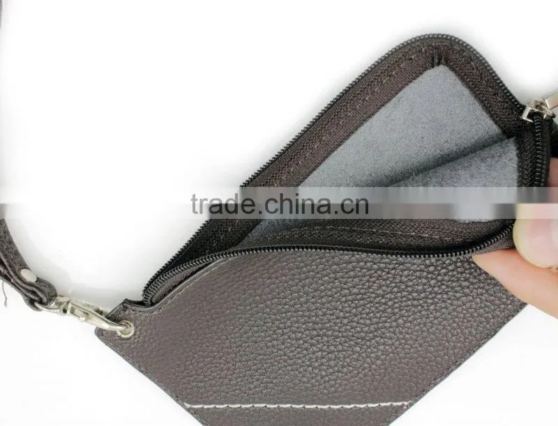 Mobile accessories,zipper pouch for easy carry, wrist bag mobile phone pouch