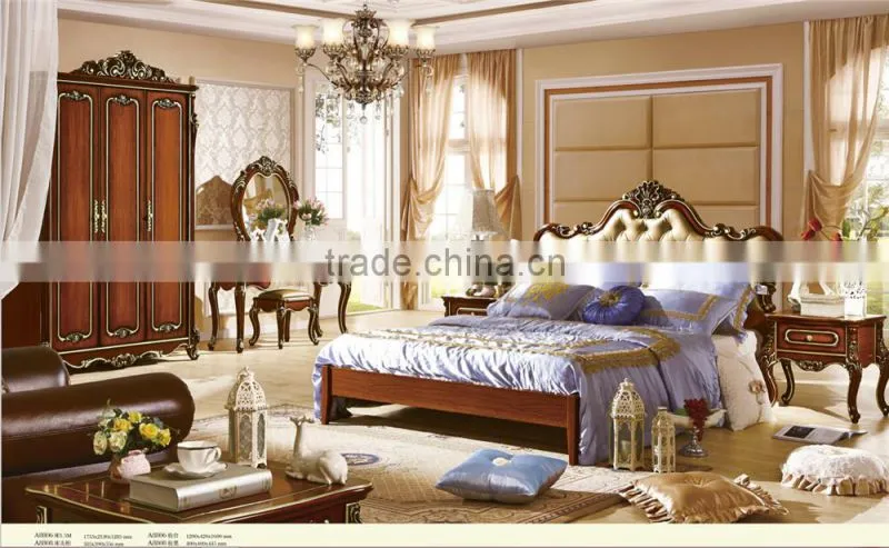 Solid wood bedroom furniture triple bunk bed wholesale italian furniture