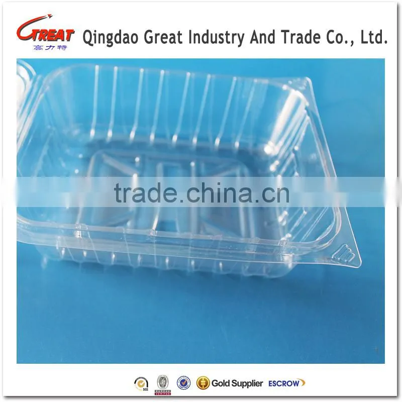 Plastic Clamshell Food Pineapple Containers Fruit