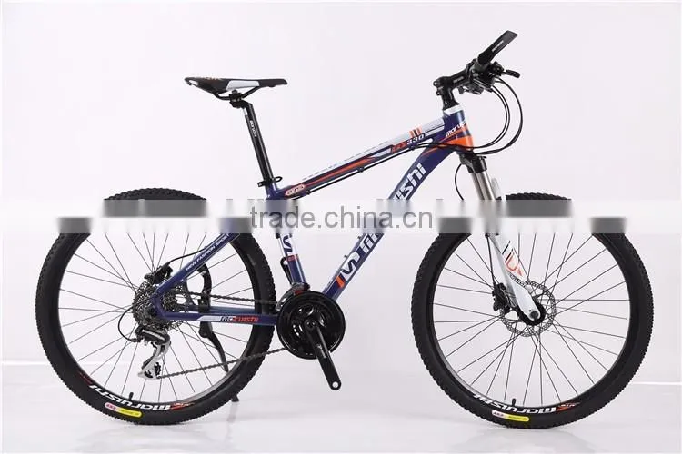 2016 alloy mountain bicycle 21 speed flat handlebar mtb for men