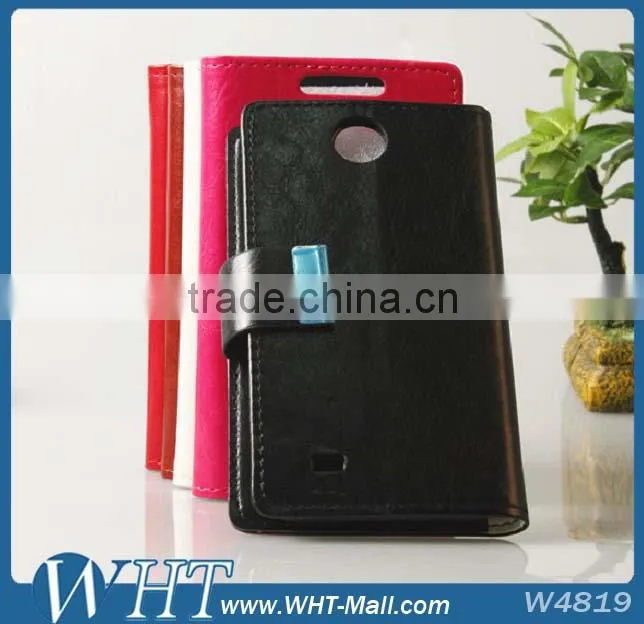 Classical Crazy Horse Phone Case For HTC Desire 300 Leather Cover