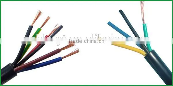 Flexible CU/PVC/PVC Multi-core RVV Cable Wire