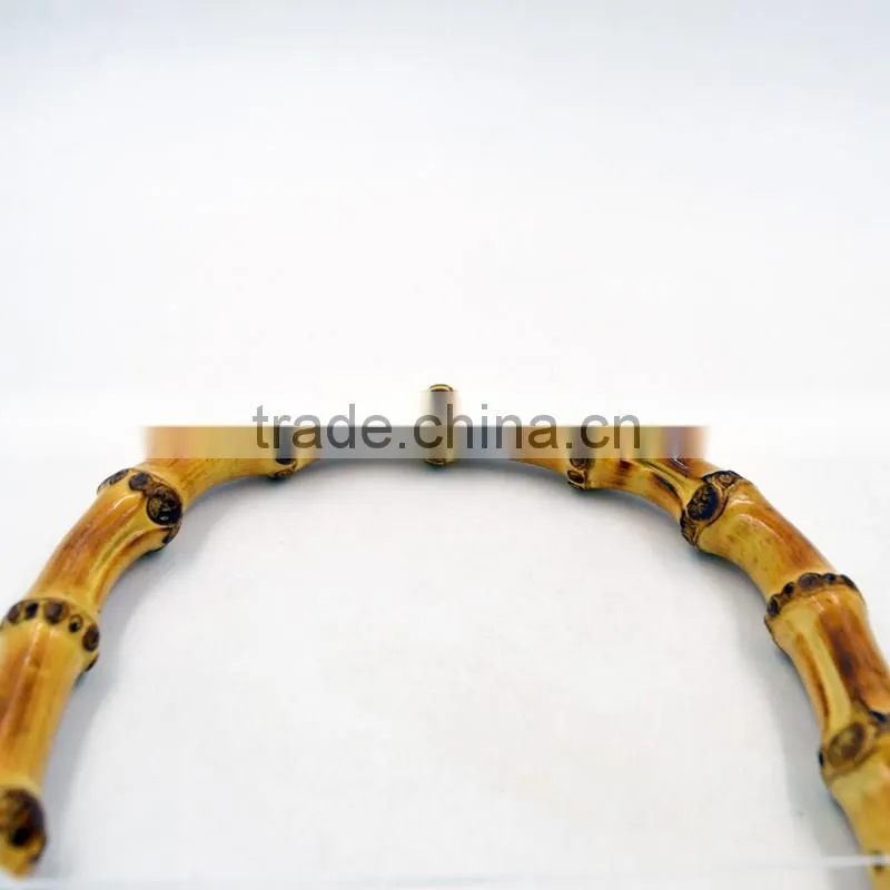 accessory bag handle clutch box purse frame Custom fashion Bamboo Handle