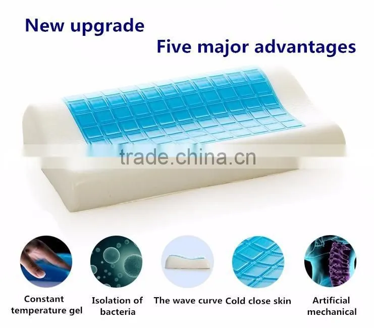 cooling viscoelastic memory foam pillow
