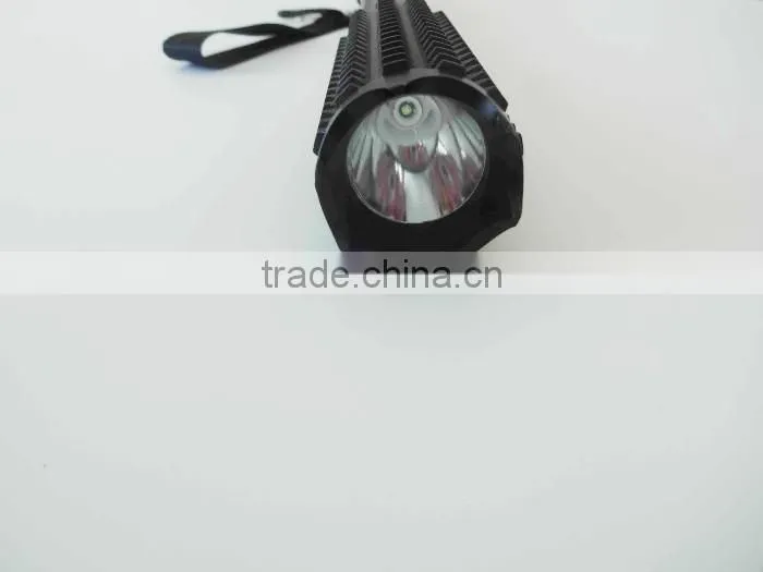 Onlystar GS-9801 aluminum XPE R3 250lm police self-defence led baton flashlight