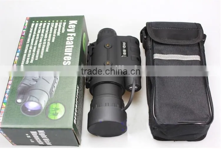 AXN RG88 5X50 infrared digital night vision monocular with mount