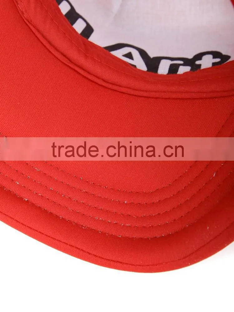 red 5 panel custom foam image printing trucker hats