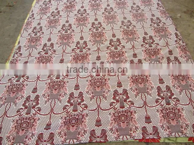 multicolor golden thread blanket