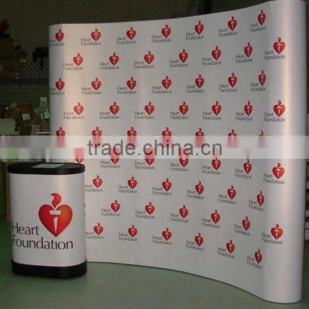 advertising velcro fabric dispaly stand