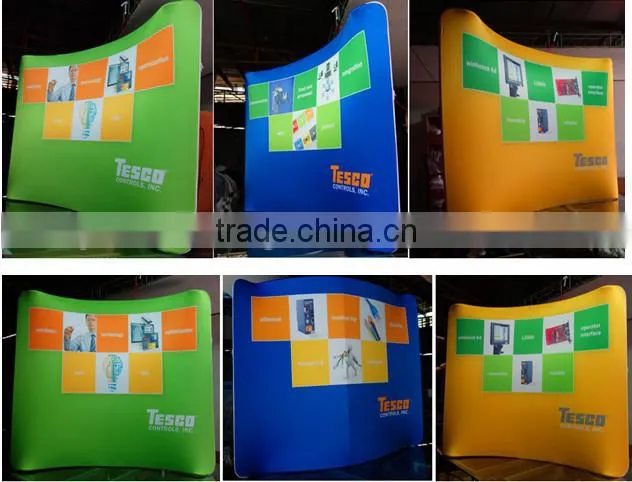 Lighweight advertising trade show booth design