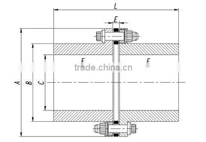 TAS Type 45# Steel Flexible Diaphragm Couplings