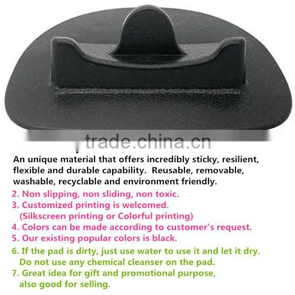 cell phone new devices PU gel adhesive mobile cell phone car mount holder