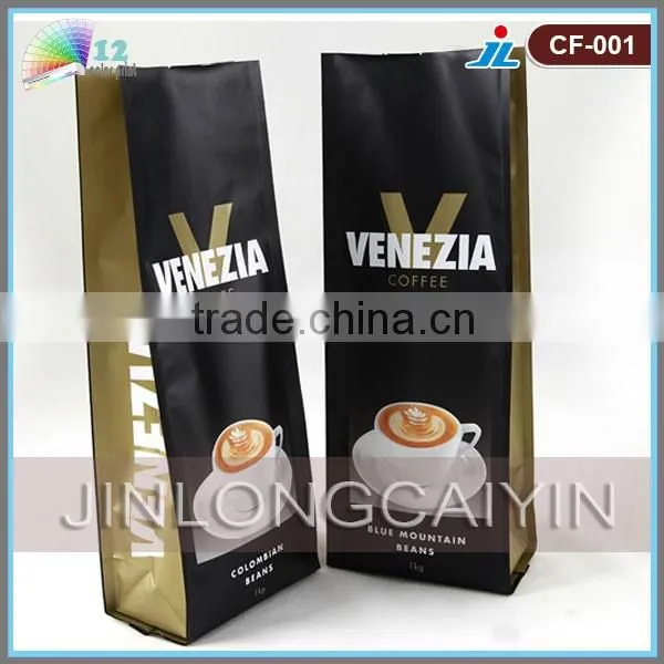 Heat seal coffee bag, kraft paper bag