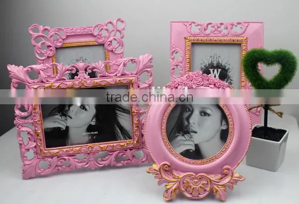 Wall decor polyresin hot sale photo picture frames