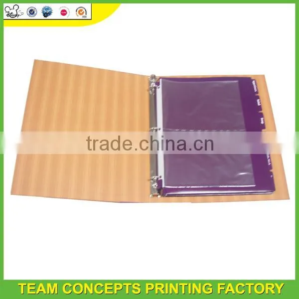 Customized 3 ring binder clipboard