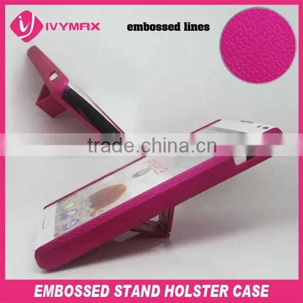 new embossed holster combo case for lg optimus p769 L9 phone case