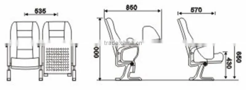 Good quality low price auditorium chairs
